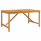 Garden Dining Set 5 pcs Brown Solid Acacia Wood 3154109