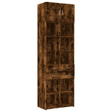 Storage Cabinet Smoked Oak 70x42.5x225 cm Engineered Wood 3281340