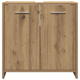 Bathroom Sink Cabinet Artisan Oak 60x33x60 cm Engineered Wood 856040
