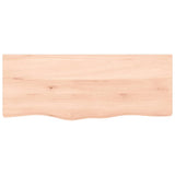 Basin Shelf Wall Mounted Steel and Solid Wood Oak 3302550