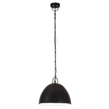 Hanging Lamp Black Iron 31 cm diameter Hanging Light Round 320548
