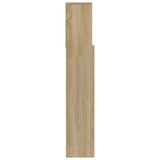 Headboard Cabinet Sonoma Oak 180x19x103.5 cm 811883