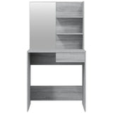 Dressing Table Set Grey Sonoma 74.5x40x141 cm 3114145