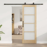 Sliding Door ORKDAL Natural and Black 73.5 x 198.5 cm 3332015