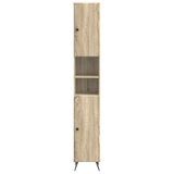 Bathroom Cabinet with Open Shelf BREDA Sonoma Oak 897477