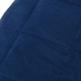 Weighted Blanket Blue 155x220 cm 7 kg Fabric 350794