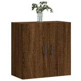 Wall Cabinet Brown Oak 60x31x60 cm Engineered Wood 829979
