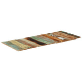 Rectangular Table Top 60x140 cm 15-16 mm Solid Reclaimed Wood 286047