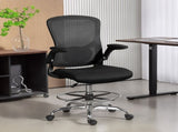 Draughtsman Chair, with Adjustable Lumbar - Black T3398P424993