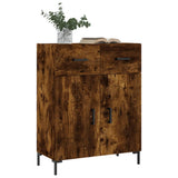 Sideboard Smoked Oak 69.5x34x90 cm Engineered Wood 827985