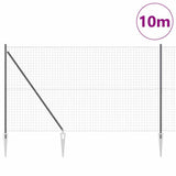 Welded Wire Fence with Spikes 10 x 1.6 m 3350633