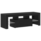 TV Cabinet Black Oak 120 x 35 x 40 cm Engineered Wood 862552