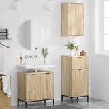 Bathroom Furniture Set 3 pcs Sonoma oak Engineered wood 3393105