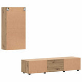 TV Cabinet Set FLORIN 3 pcs Artisan Oak Engineered Wood 3397933