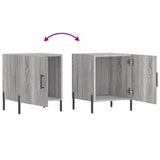 Bedside Cabinets 2 pcs Grey Sonoma 40x40x50 cm Engineered Wood 827593
