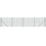 Wire Mesh Fence with Spike Anchors Green 2.2x10 m 154119