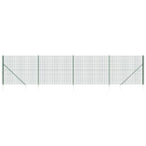 Wire Mesh Fence with Spike Anchors Green 2.2x10 m 154119