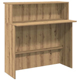 Reception Desk Artisan Oak 180x50x103.5 cm Engineered Wood 3324213