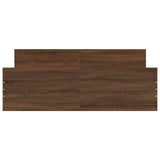 Bed Frame without Mattress Brown Oak 120x200 cm 3203746
