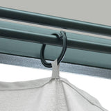 Gazebo with Curtain&LED String Lights 3x3 m Cream Aluminium 3070332