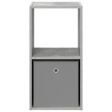Bedside Table with Drawer 2 pcs Concrete Grey 35 x 32 x 68.5 cm 8000635