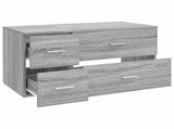 Bathroom Furniture Set 2 pcs Grey Sonoma Engineered Wood 3404021