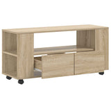 TV Cabinet Sonoma Oak 102x34.5x43 cm Engineered Wood 833745