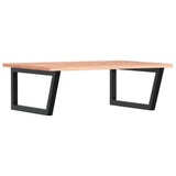 Basin Shelf Wall Mounted Steel and Solid Wood Oak 3302647