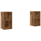 TV Cabinet Set 2 pcs Old Wood 37 x 37 x 72 cm Engineered Wood 3393555