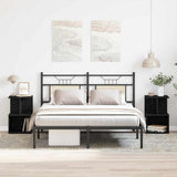 Bedside Cabinet 2 pcs Black Oak 35 x 35 x 55 cm Engineered Wood 862618