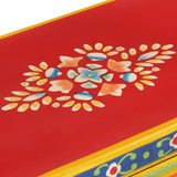 Hand Painted Sideboard 54x30x74 cm Solid Wood Mango 352053