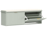 Elegant Ten Shoe Bench, with Top Seat - Green T3398P342235
