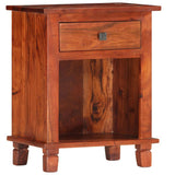 Bedside Cabinet 40x30x50 cm Solid Acacia Wood 286265