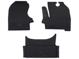 Car Mat 3 pcs Black suitable for Iveco DAILY 2014- Rubber 42029096
