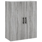 Wall Mounted Cabinet Grey Sonoma 69.5x34x90 cm 828450