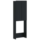 Toilet Cabinet ZWOLLE Black 66 x 25.5 x 190 cm Engineered Wood 896476