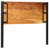 Headboard 120 cm Solid Wood Acacia and Iron 4017548