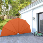 Collapsible Terrace Side Awning Terracotta 200 cm 44580