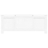 MDF Radiator Cover White 205 cm 325555