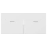 Sink Cabinet White 100x38.5x46 cm Engineered Wood 804674