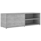TV Cabinet Concrete Grey 120x34x37 cm Engineered Wood 801156