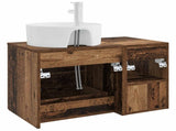 Bathroom Furniture Set 2 pcs Old Wood Engineered Wood 3403910