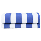 Awning Replacement Fabric Blue and White 1000 x 160 cm 42000813