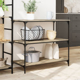 Kitchen Trolley Sonoma Oak 102x50x95 cm Engineered Wood 842322