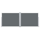 Retractable Side Awning Anthracite 140x1000 cm 48486