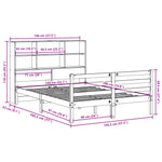 ZNTS Bookcase Bed without Mattress White 140x190 cm Solid Wood Pine 3321892