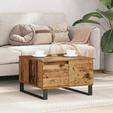 Coffee Table Old Wood 55 x 55 x 36.5 cm Engineered Wood 881663