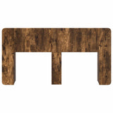 Headboard Cabinet with Storage Smoked Oak Engineered Wood 8001215