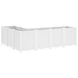 Garden Planter White 160x120x53 cm PP 367864