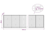 Gabion with 3.5 mm Wire and 5x10 cm Mesh 1150x30x100 cm 3462737